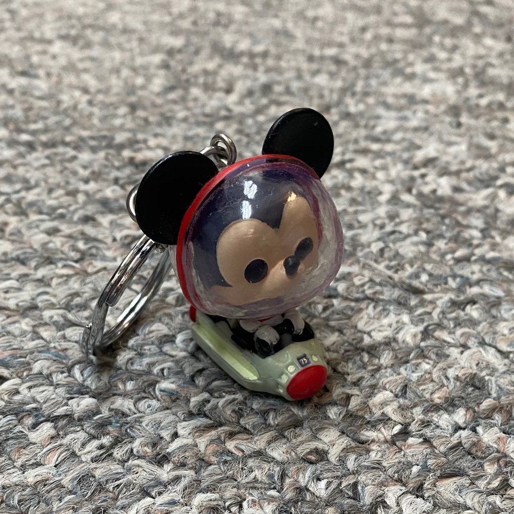 Mickey Mouse space mountain Funko pop key chain